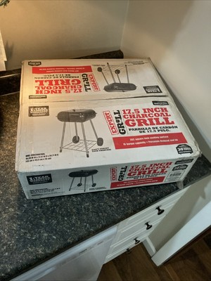 Expert Grill 17.5 Inch Charcoal Grill Black 16 Burger Capacity NEW IN BOX