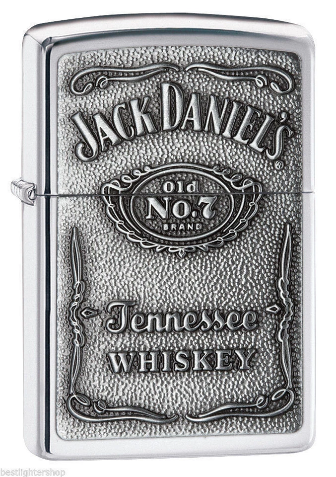 BRIQUET ZIPPO ESSENCE NEUF - JACK DANIEL'S ETAIN ( Original , Tempete )