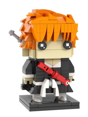 LEGO MOC BrickHeadz Kurosaki Ichigo - Bleach  Brand New