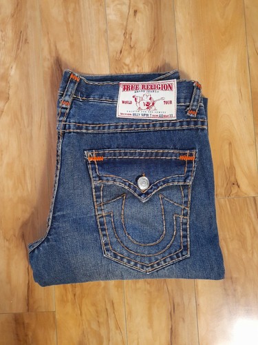 W45 L33 Jeans Mens Orange 