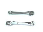 1 pair pedal arms SR 2 chrome plated