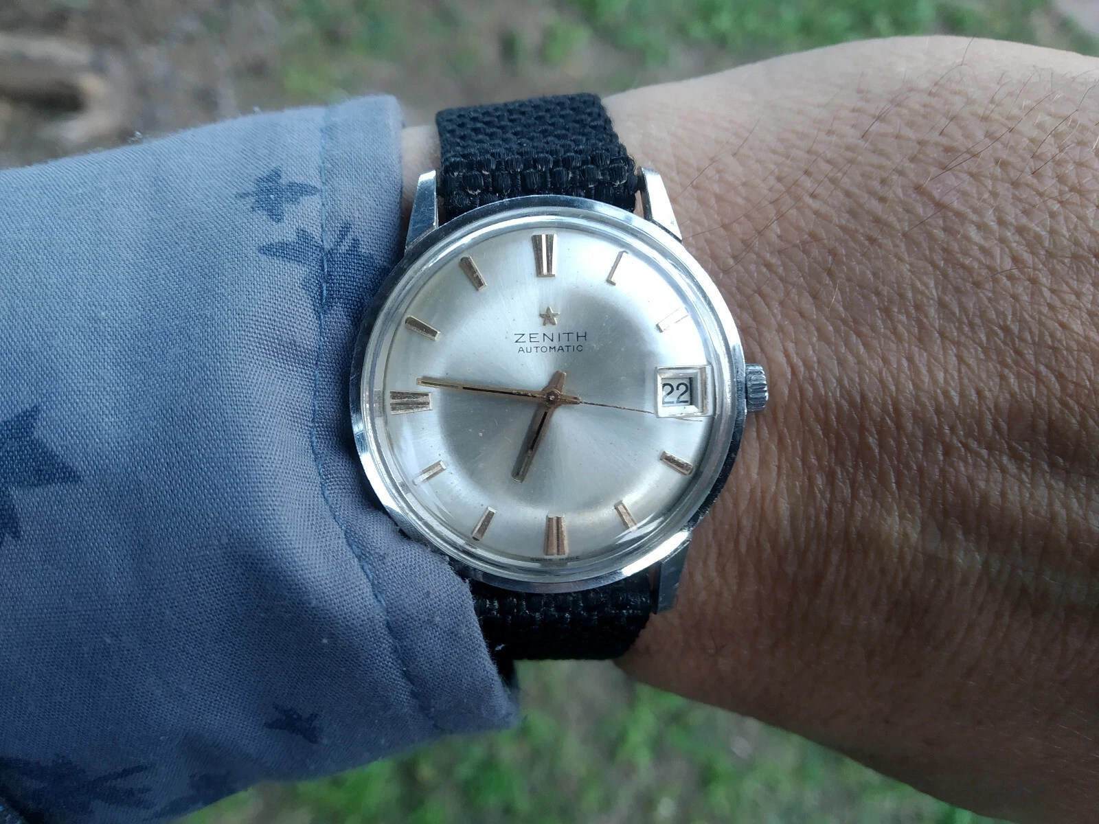 Zenith — ZENITH 30 JEWELS CALIBER 2532PC AUTOMATIC ALL ORIGINAL CROWN WORKING PERFECT