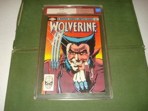 WOLVERINE LIMITED SERIES #1 CGC 8.5, FRANK MILLER,  OLD RED LABEL, UNDER GRADED!
