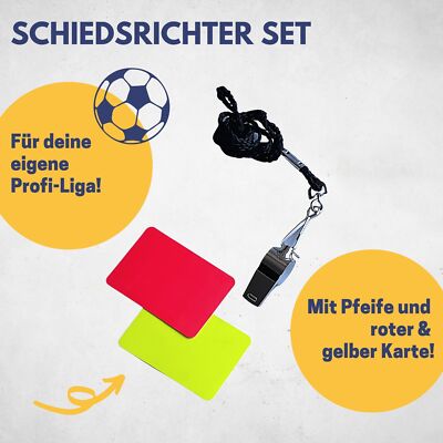 Schiedsrichterkarten-Set Fußball – 5 Gelbe & 5 Rote Karten, Robust, Für Trainer & Schiedsrichter