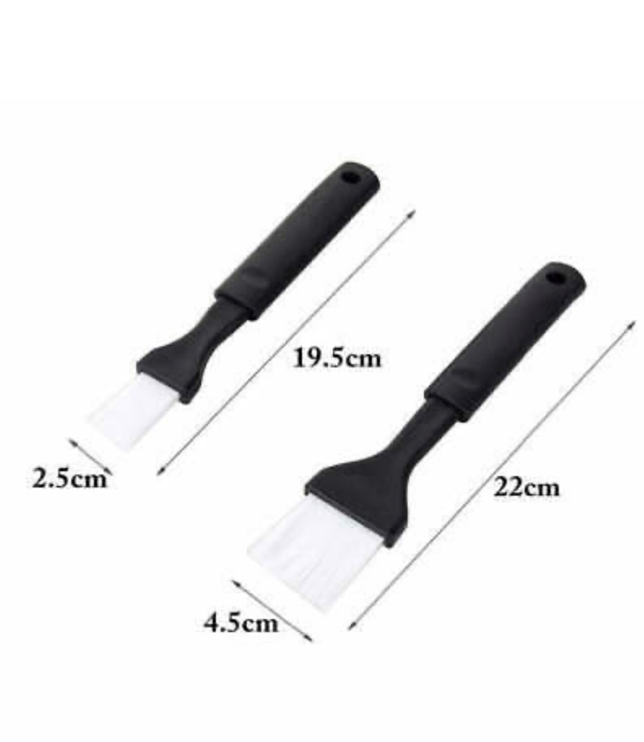 3Pcs Pastry Basting Brush Set BBQ Cake Glazing Brushes Baking Cooking