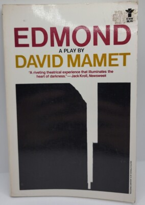 Edmond David Mamet 1983 PB Grove Press Play Script Drama Theatre Book.