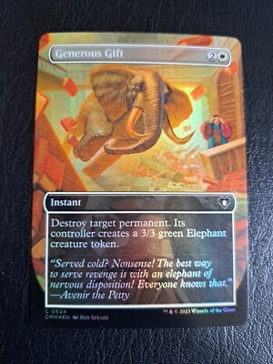 MtG Großzügiges Geschenk Commander Masters: Extras - Generous Gift Foil Englisch