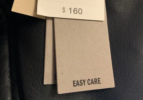 LEVI’S MILITARY SHERPA COAT JACKET BLACK FAUX LEATHER MEDIUM M NEW $160 FASTSHIP image 6