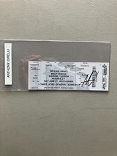 Anthony Cirelli Autographed  2015 NHL Hockey Draft Ticket  Tampa Bay Lightning