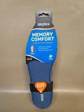 Airplus Memory Comfort Foam Insoles with Memory Foam for Men Trim to Size 7-13*