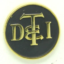 Railroad Hat-Lapel Pin/Tac- Detroit Toledo & Ironton (DT&I) #1688 -NEW