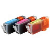 Edding Edd-301 Cyan, Magenta, Gelb Druckerpatronen Kompatibel Zu Canon Cli-526