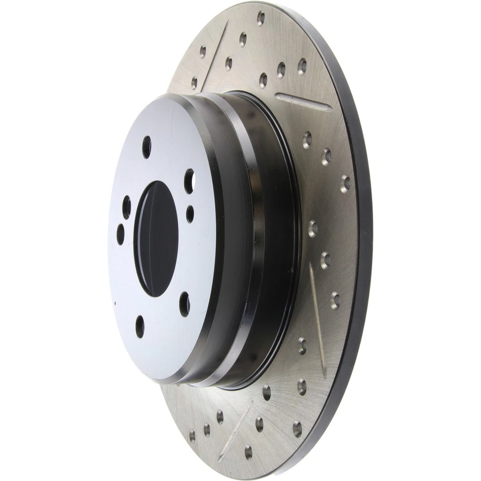 Rear PAIR Stoptech Disc Brake Rotor for 1998-2004 Mercedes-Benz SLK230 (45788) - Image 4 of 4