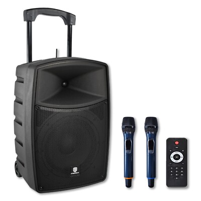 proreck Freedom 10 Portable Powered 10'' 800W  PA Speaker Bluetooth Wireless