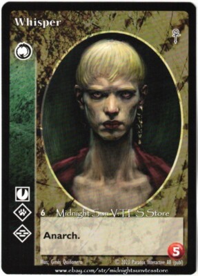 Whisper Tzimisce Fifth Edition V5 V:TES VTES Vampire CCG
