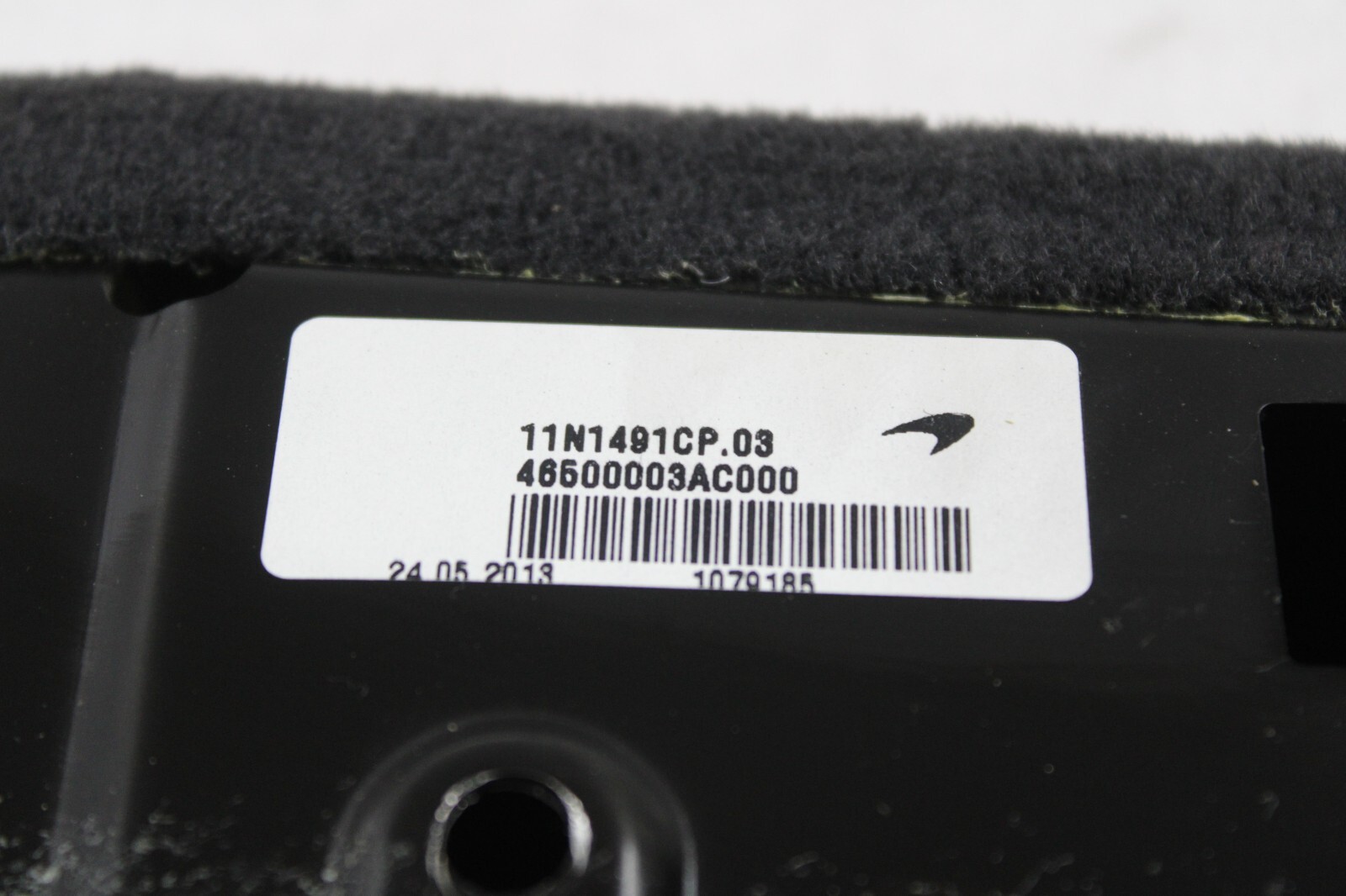 McLaren MP4-12C, Dead Pedal, Used, P/N 11N1491CP
