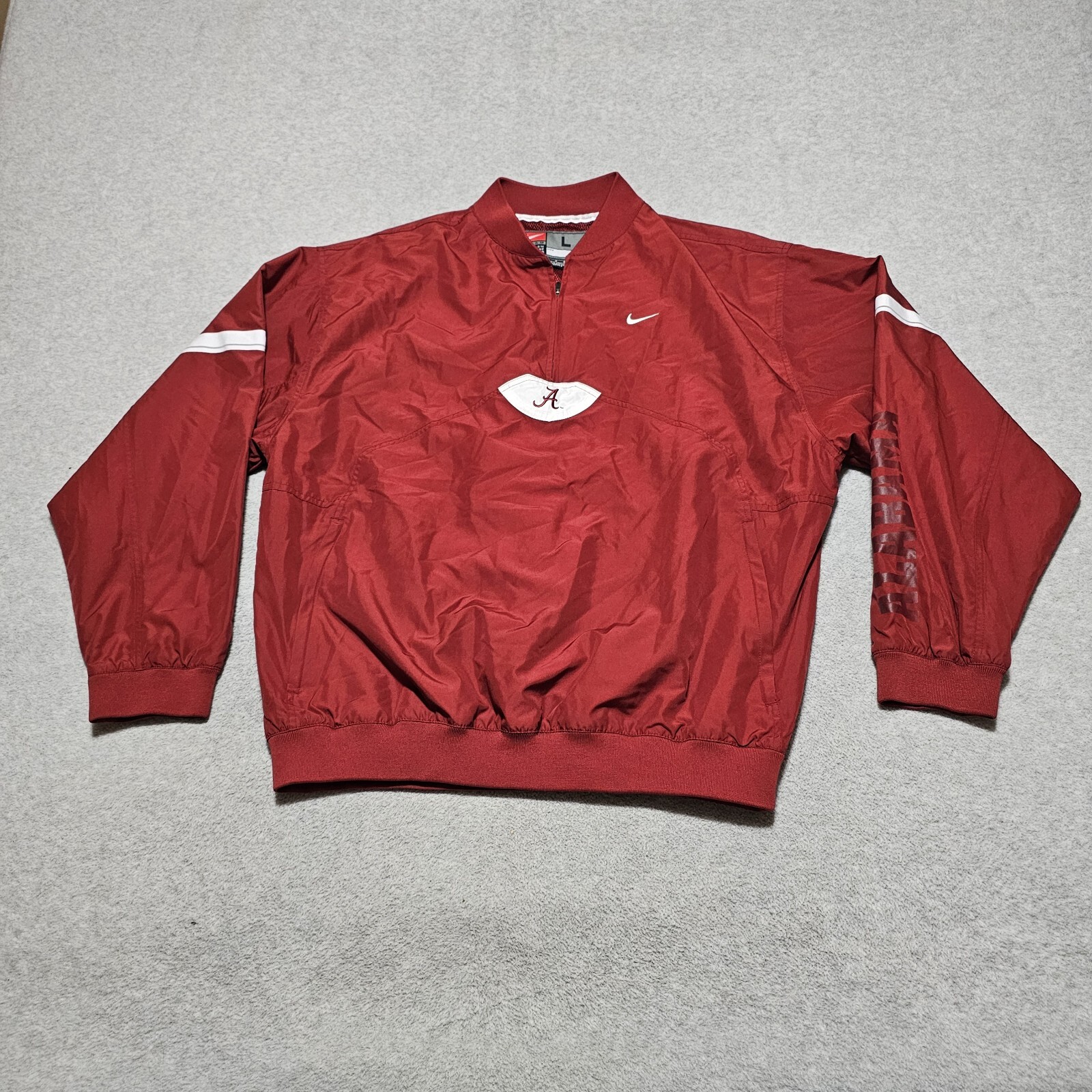 SACAI X NIKE University of Alabama Crimson Tide Warmup Jacket Uomo Large Rosso NCAA Nike