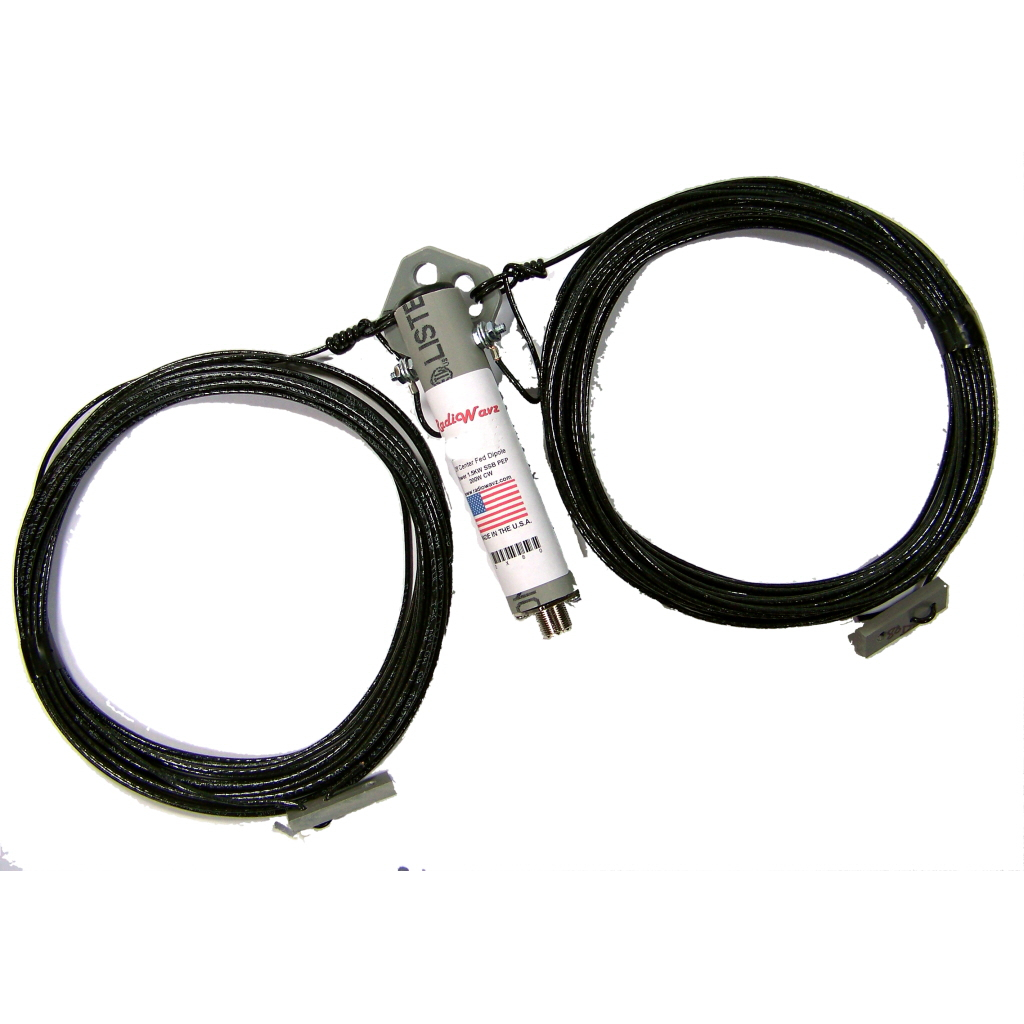 Radiowavz DP8040 Dual Band 80/40M Dipole Antenna with 11 BALUN 1500W