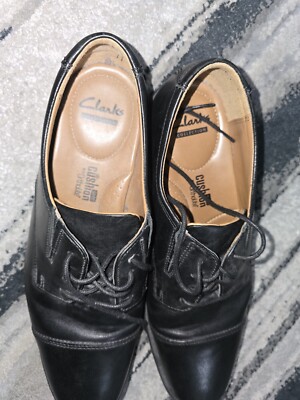 Clarks 15770 Black Leather Tilden Walk Lace Up Oxford Dress  display picture 3