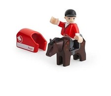 Brio Horse with Rider Wooden Railway 33793