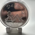 1 oz .999 Fine Silver Angel in the Streets Devil in the Sheets Proof Round