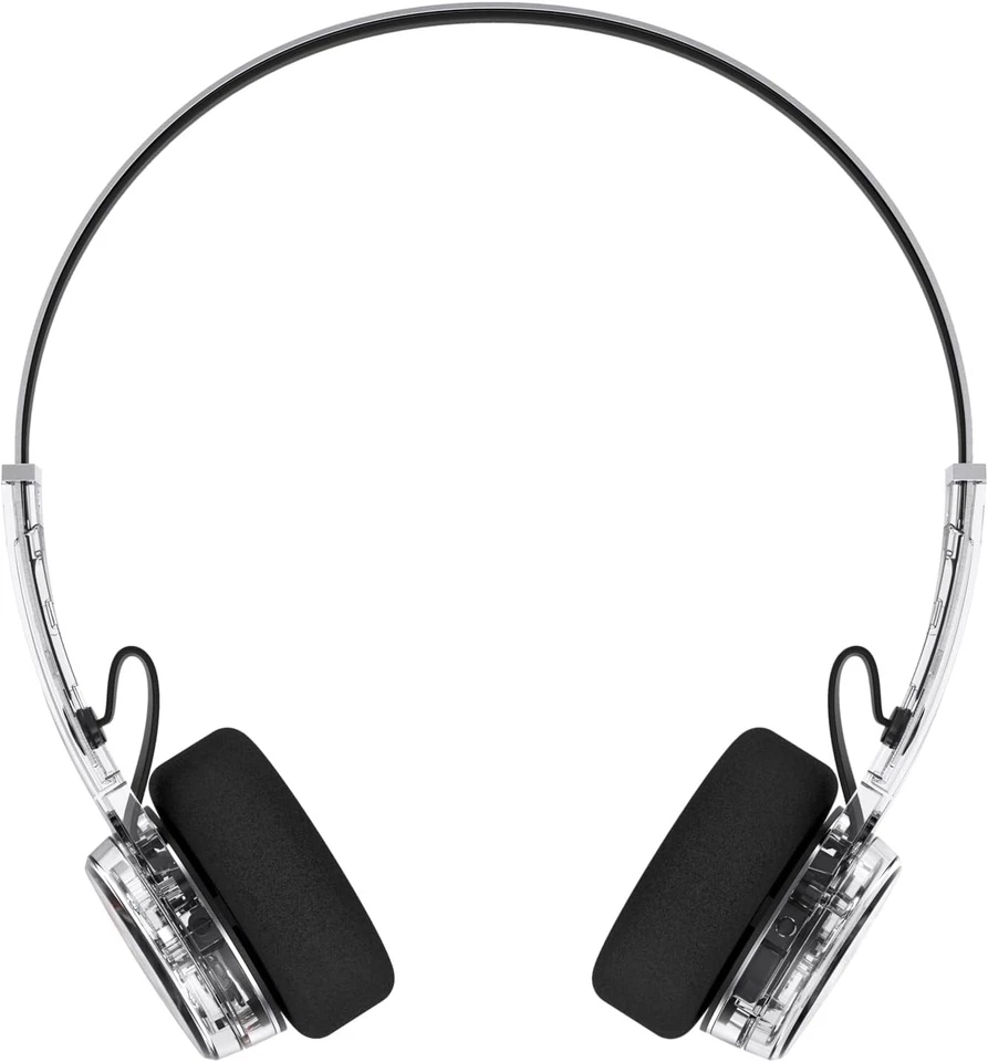 MONDO Freestyle On-Ear Bluetooth Headphones, Transparent - Image 2 of 4