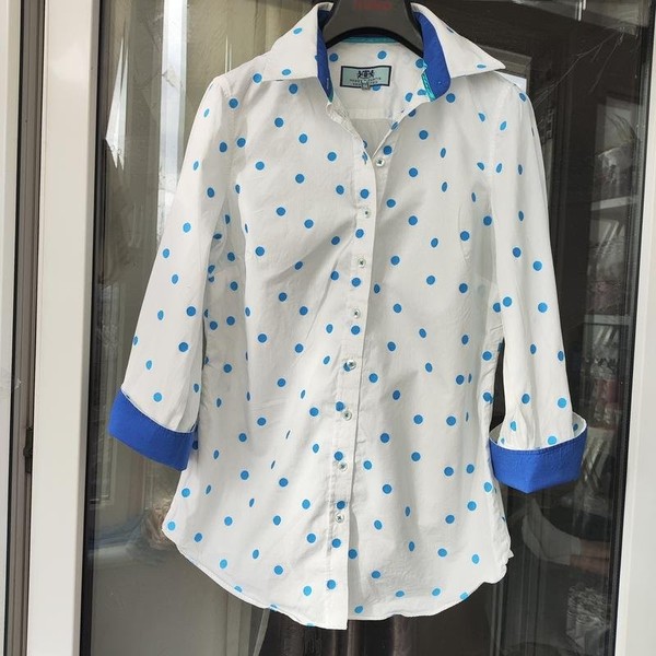 Women Hawes & Curtis Shirt White Cotton XS #41MD