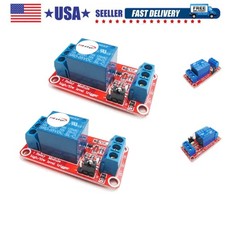 Versatile 2pcs Relay Switch Module with High/Low Level Trigger Functionality