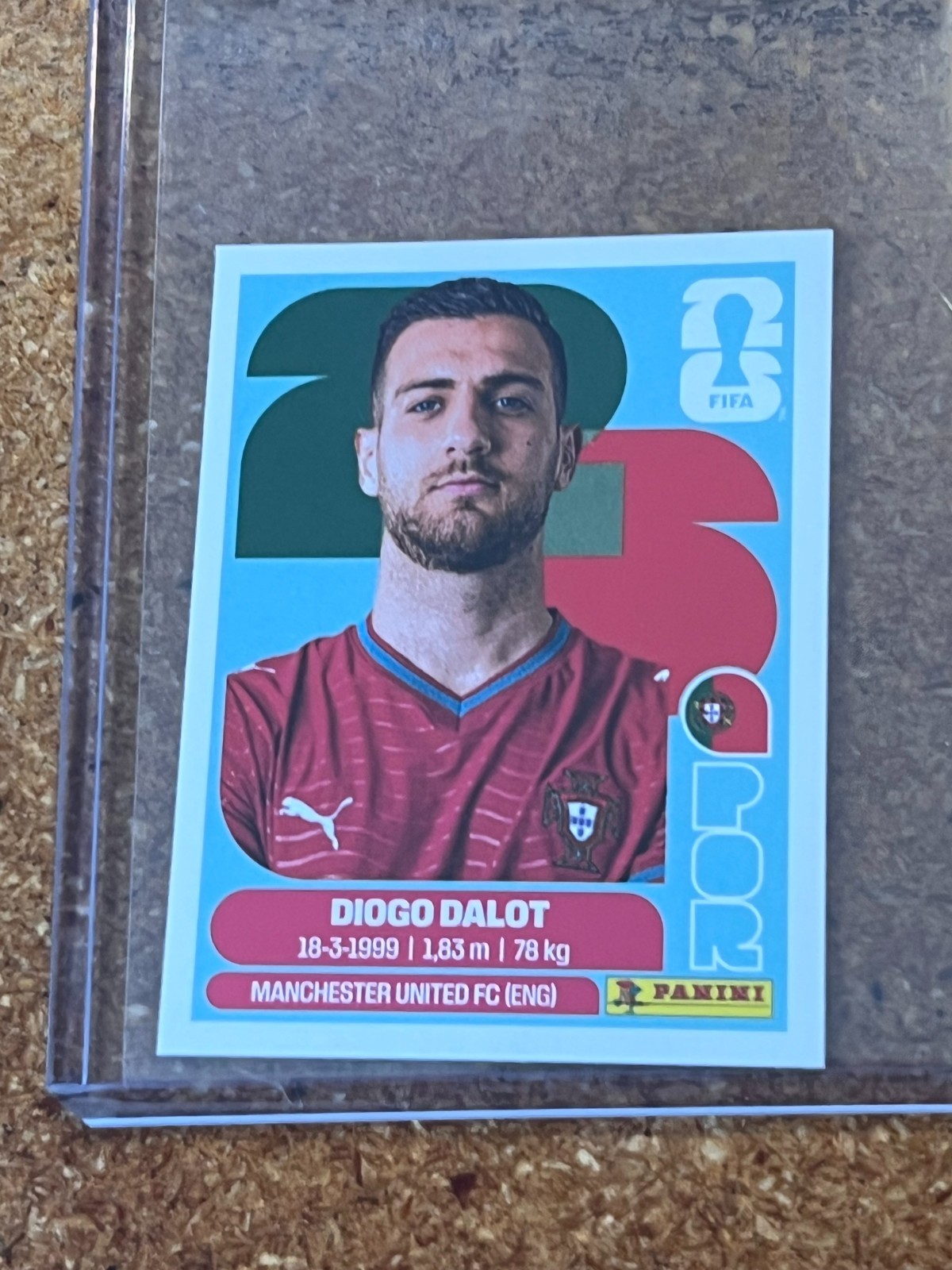 2026 Panini FIFA World Cup Soccer Sticker US Edition # POR 6 Diogo Dalot