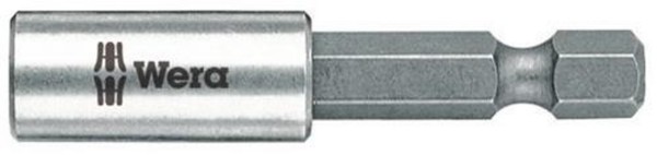 Wera Bithalter 899/4/1 1/4 Zoll F 6,3 1/4 Zoll C 6,3 Magnet,Spreng-Ri L.50Mm-image