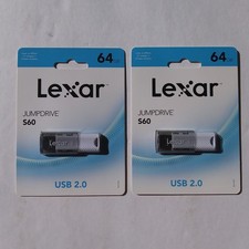 Lexar JumpDrive S60 64GB USB 2.0 Flash Drive Stick Memory Storage New Sealed 2 