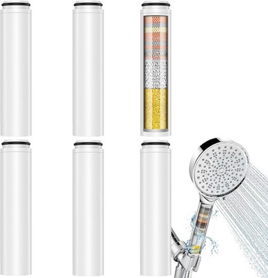 6 Pack Shower Filter Replacement Compatible with Cobbe Handheld Shower Head