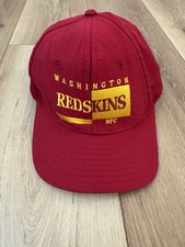 Vintage Washington Redskins Signature Snapback Hat Red