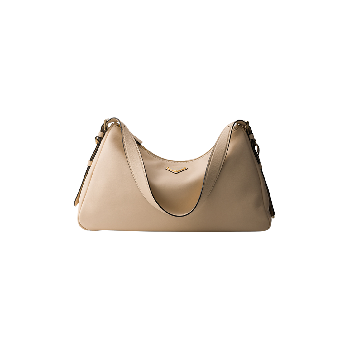 PRADA プラダ Aimee レザーバッグ ハンドバッグ キャメル Caramel Prada Aimée large leather shoulder bag | PRADA