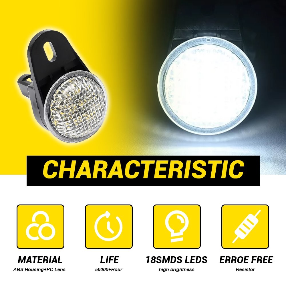 White LED Under Dash Courtesy Footwell Light Fit for Dodge Ram Durango 2013-2023 thumbnail 4