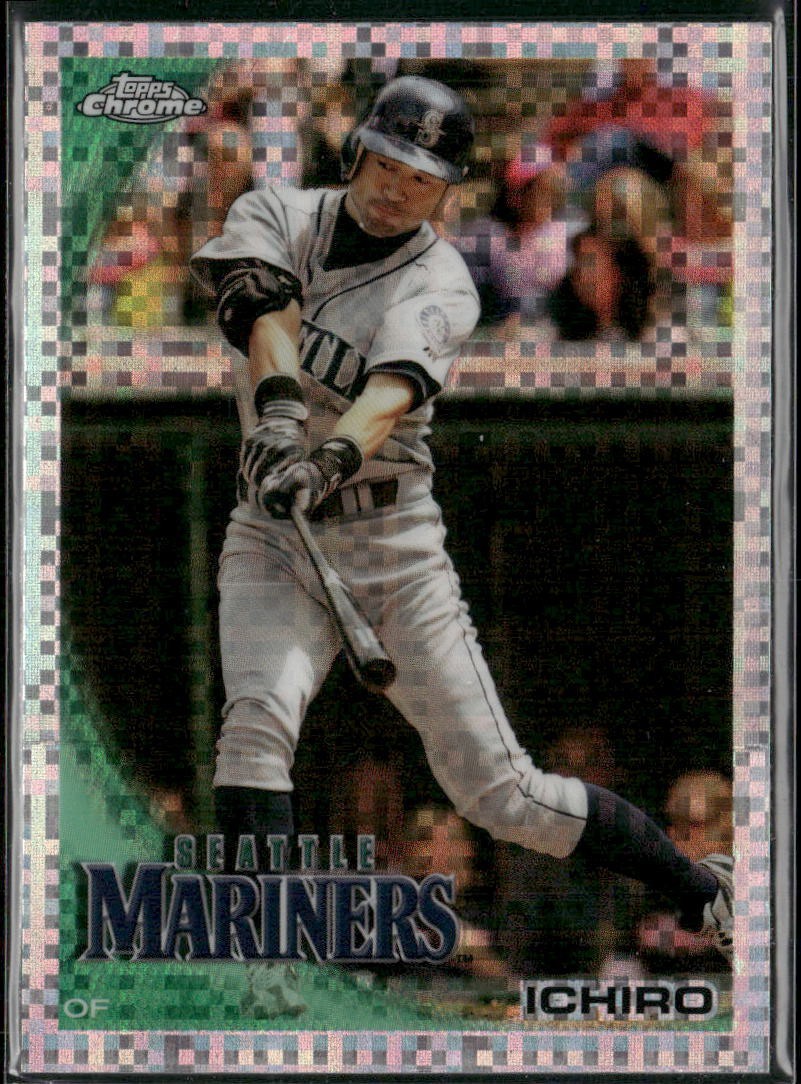 2010 Topps Chrome X-Fractor Ichiro Suzuki #38 Seattle Mariners