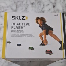 SKLZ Reactive Flash Wireless Agility Trainer Set, 4 Training Pods