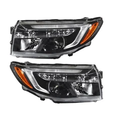 Pair of Headlights w/7-Pin Plug For 2022-2025 Honda Passport/2021-2025 Ridgeline