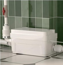 400W Shower Pump, Quiet Under Sink Macerator Sewer Pump, 200ft/6m Head Lift with