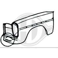 KotflüGel Diederichs 1610106 FüR Mercedes Benz Mercedes Benz Mercedes Benz