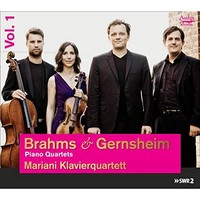 Brahms Gernsheim Piano Quartets Vol. 1 - Cd - G4Z