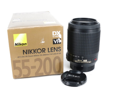 NIKON  AF-S  Nikkor 55-200mm DX 1:4-5.6  G ED VR in OVP * Fotofachhändler *