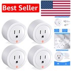 4 Modern Thermostatic Outlets with Push Button - Ideal for Winter Temperatures