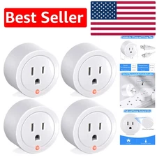 4 Modern Thermostatic Outlets with Push Button - Ideal for Winter Temperatures