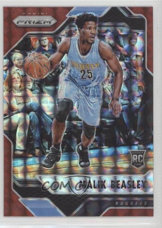 2016-17 Panini Prizm Mosaic Red Malik Beasley #66 b2g