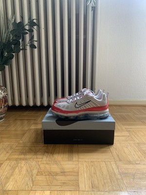 Nike VaporMax 360, White/Red EU46 (US12) Neu Ungetragen