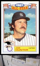 1988 Topps #11 Jim Hunter Glossy All-Stars - JL