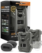 Flex G-36 Twin Pack Cellular Trail Camera, 36MP Photos and 1080p Videos Sound