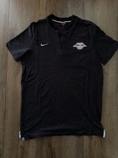 Nike RB Leipzig Polo Shirt Schwarz Herren Fußball Training Nike