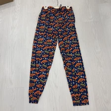Main & Local Jacked O Lantern Lounge Pajama Halloween Costume Pants XL